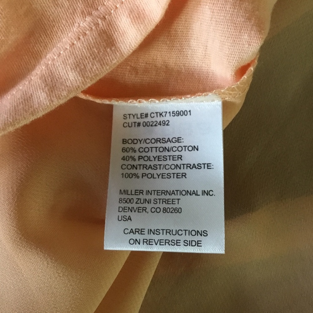 NEW CRUEL GIRL PEACH SHIRT SIZE MEDIUM - Picture 6 of 6